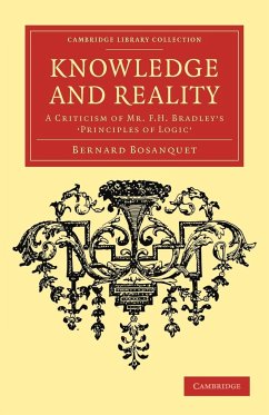 Knowledge and Reality - Bosanquet, Bernard