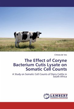 The Effect of Coryne Bacterium Cutis Lysate on Somatic Cell Counts - de Vos, Christa