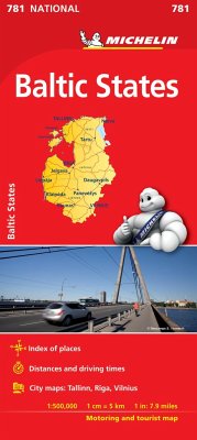 Baltic States - Michelin National Map 781 - Michelin