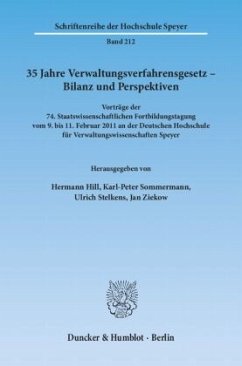 35 Jahre Verwaltungsverfahrensgesetz - Bilanz und Perspektiven