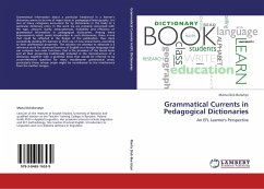 Cover Grammatical Currents in Pedagogical Dictionaries