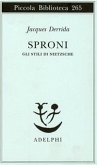 Sproni. Gli stili di Nietzsche