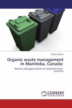 Organic waste management in Manitoba, Canada: - Valdivia, Jeffrey