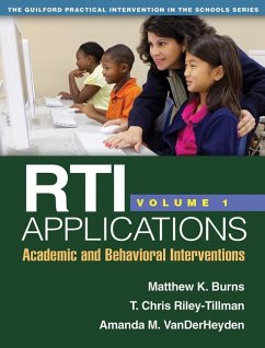 Rti Applications, Volume 1 - Burns, Matthew K; Riley-Tillman, T Chris; Vanderheyden, Amanda M