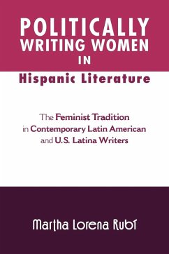 Cover Politically Writing Women in Hispanic Literature