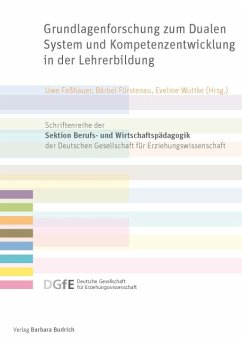 Cover Grundlagenforschung zum Dualen System und Kompetenzentwicklung in der Lehrerbildung