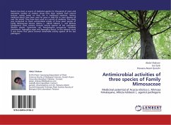 Antimicrobial activities of three species of Family Mimosaceae