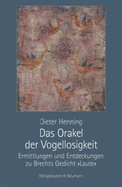 Cover Das Orakel der Vogellosigkeit