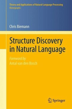 Structure Discovery in Natural Language - Biemann, Chris
