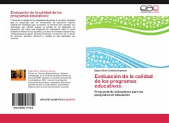 Evaluación de la calidad de los programas educativos: - Cardoso Espinosa, Edgar Oliver