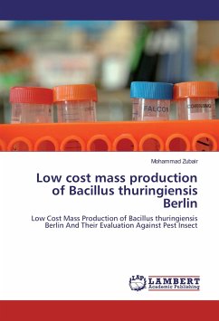 Low cost mass production of Bacillus thuringiensis Berlin