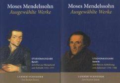 Ausgewählte Werke, Studienausgabe, 2 Bde. - Mendelssohn, Moses