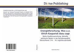 Energieforschung. Was u.a. Ulrich Kasparick dazu sagt