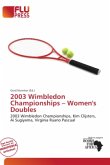 2003 Wimbledon Championships - Women's Doubles