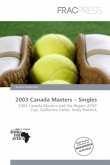 2003 Canada Masters - Singles