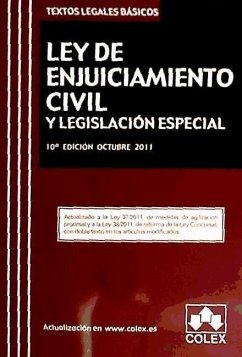 Ley de enjuiciamiento civil y legislación especial