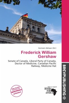 Cover Frederick William Gershaw