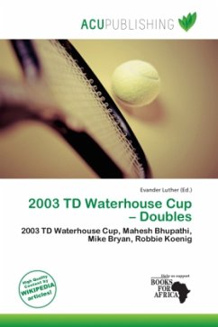 2003 TD Waterhouse Cup - Doubles