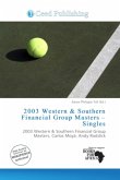 2003 Western & Southern Financial Group Masters - Singles