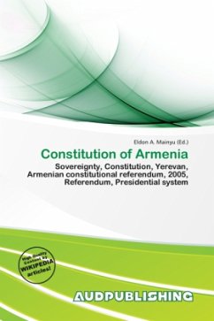 Cover Constitution of Armenia