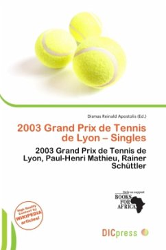 2003 Grand Prix de Tennis de Lyon - Singles