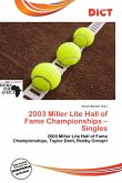 2003 Miller Lite Hall of Fame Championships - Singles