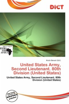 Cover United States Army, Second Lieutenant. 80th Division (United States)