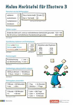 Einstern - Kartonbeilagen - Neubearbeitung: Band 3 - Merktafel: Kartonbeilagen. 10 Stück im Beutel Einstern - Kartonbeilagen - Neubearbeitung: Band 3 - Merktafel: Kartonbeilagen. 10 Stück im Beutel