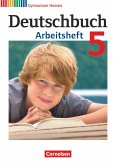 Deutschbuch 5. Schuljahr. Arbeitsheft mit Lösungen. Gymnasium Hessen