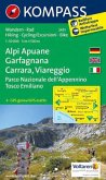 Kompass Karte Alpi Apuane, Garfagnana, Carrara, Viareggio