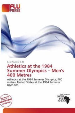 Cover Athletics at the 1984 Summer Olympics - Men's 400 Metres