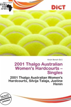 2001 Thalgo Australian Women's Hardcourts - Singles