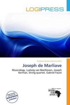 Cover Joseph de Marliave