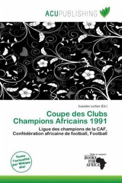 Cover Coupe des Clubs Champions Africains 1991