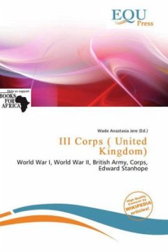 III Corps ( United Kingdom)
