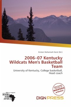 2006 07 Kentucky Wildcats Men's Basketball Team