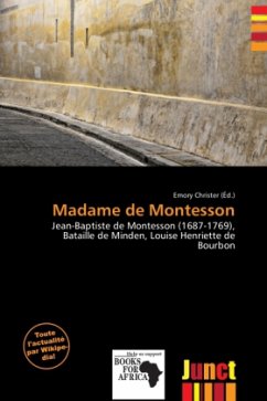 Madame de Montesson - Herausgegeben:Christer, Emory
