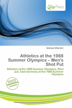 Cover Athletics at the 1988 Summer Olympics - Men's Shot Put