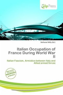 Cover Italian Occupation of France During World War II