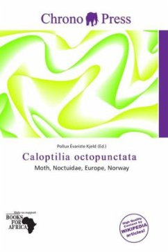 Cover Caloptilia octopunctata