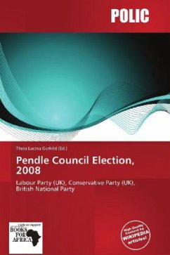 Pendle Council Election, 2008