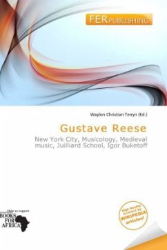 Cover Gustave Reese