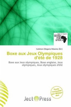 Cover Boxe aux Jeux Olympiques d'été de 1928