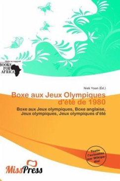 Cover Boxe aux Jeux Olympiques d'été de 1980