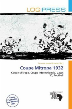 Coupe Mitropa 1932 Cover Coupe Mitropa 1932