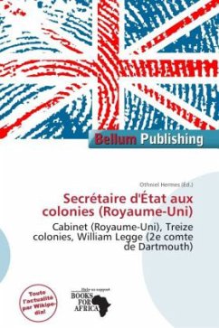 Secrétaire d'État aux colonies (Royaume-Uni)