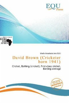 David Brown (Cricketer born 1941)