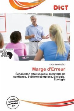 Cover Marge d'Erreur