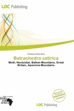 Cover Batrachedra satirica
