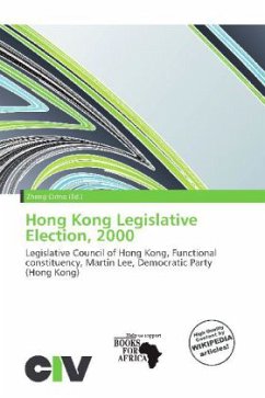 Hong Kong Legislative Election, 2000